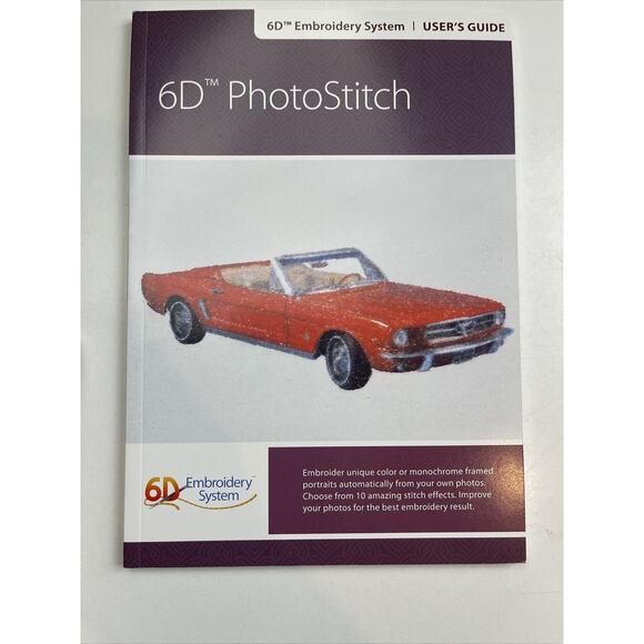 6d Sketch Embroidery System User’s Guide Bundle Lot Of 9 - Picture 14 of 16